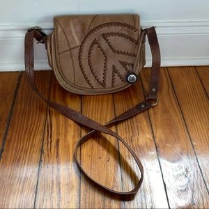 The Sak Peace Leather Crossbody Purse